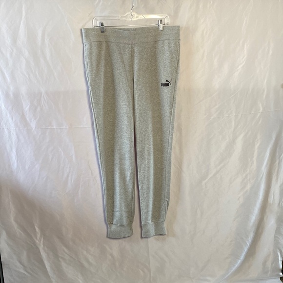 Light Grey Puma Sweat Pants size XL - Picture 1 of 5
